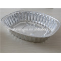 disposable oval aluminum foil tray for roasting turkey